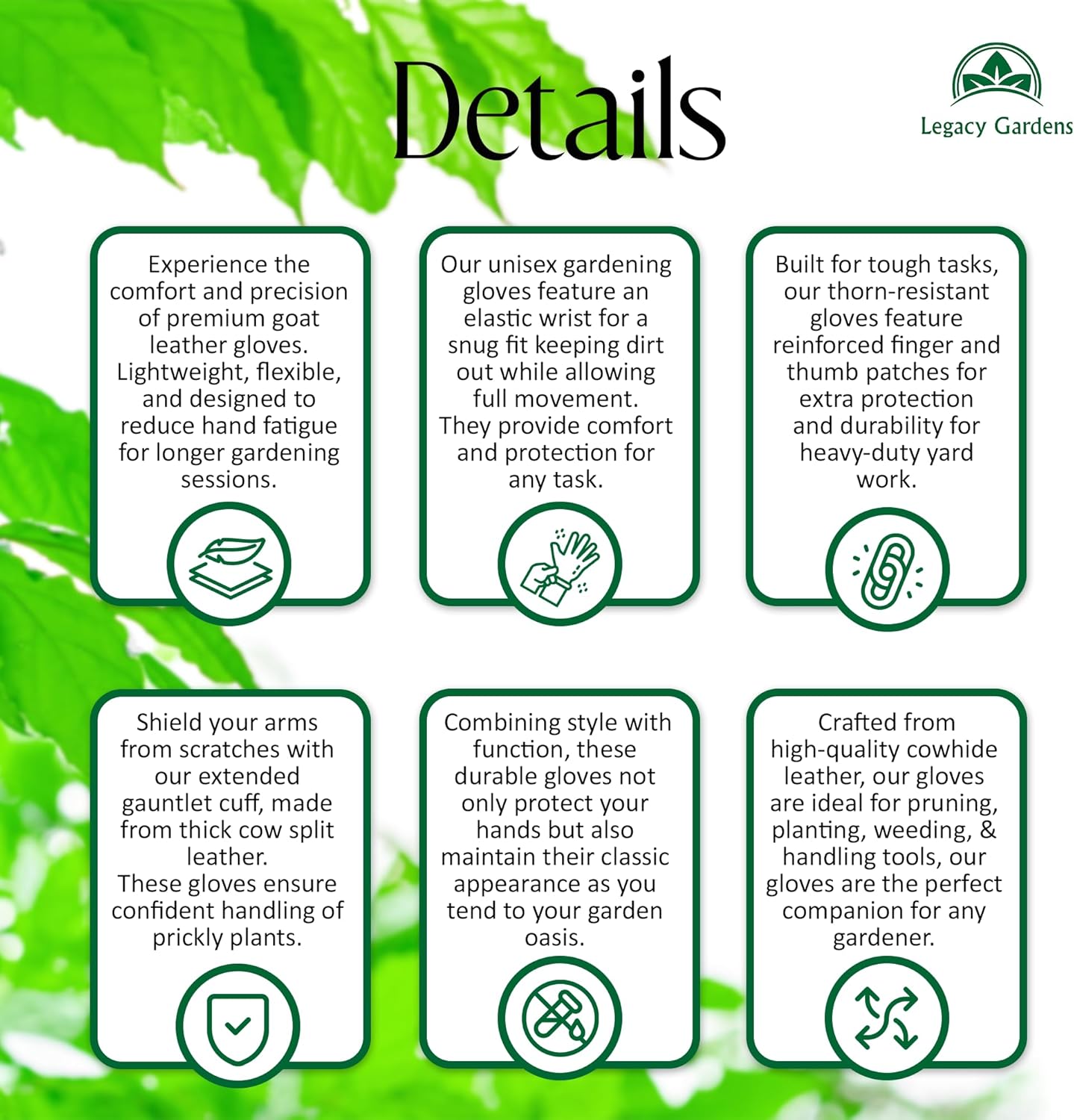 Leather Gardening Gloves for Women & Men. Long Garden Gloves. Cowhide Gauntlet Rose Pruning Thorn Resistant. Forearm Protection. XL. Yellow